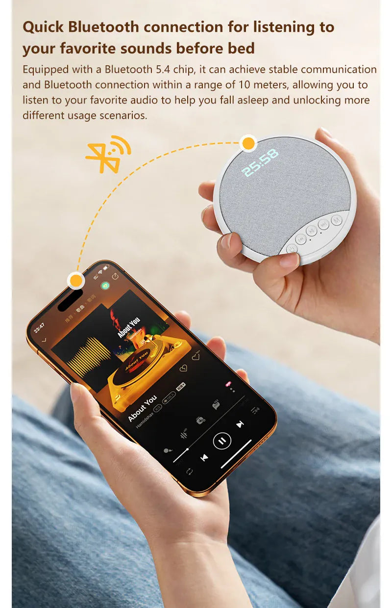 Enceinte d'oreiller Lenovo rechargeable, longue autonomie