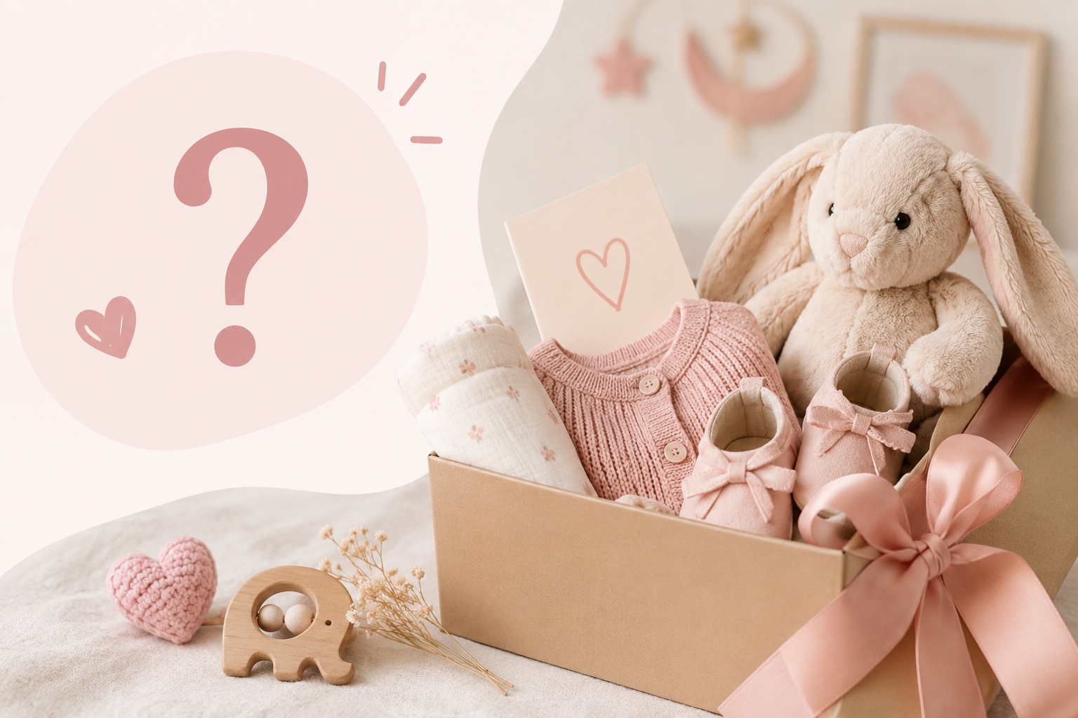 Quel cadeau de naissance pour une fille offrir ? Faites le quiz, trouvez le bon cadeau