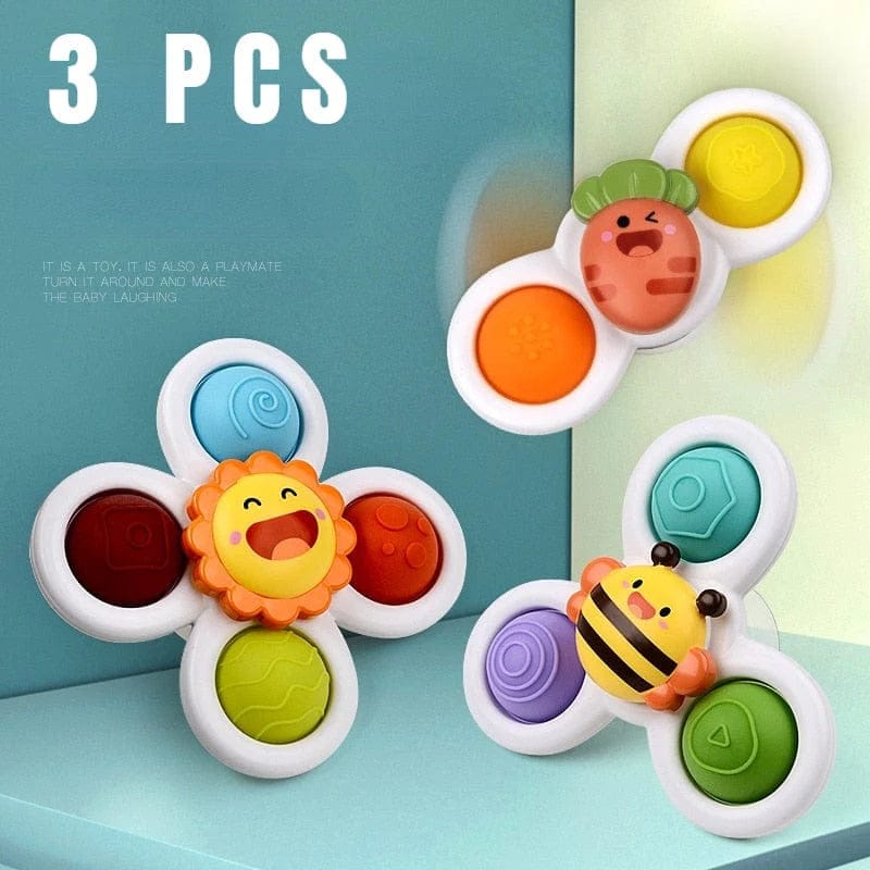 Soleil 3PCS Hochet Ventouse Spinner MobileÉtoilé
