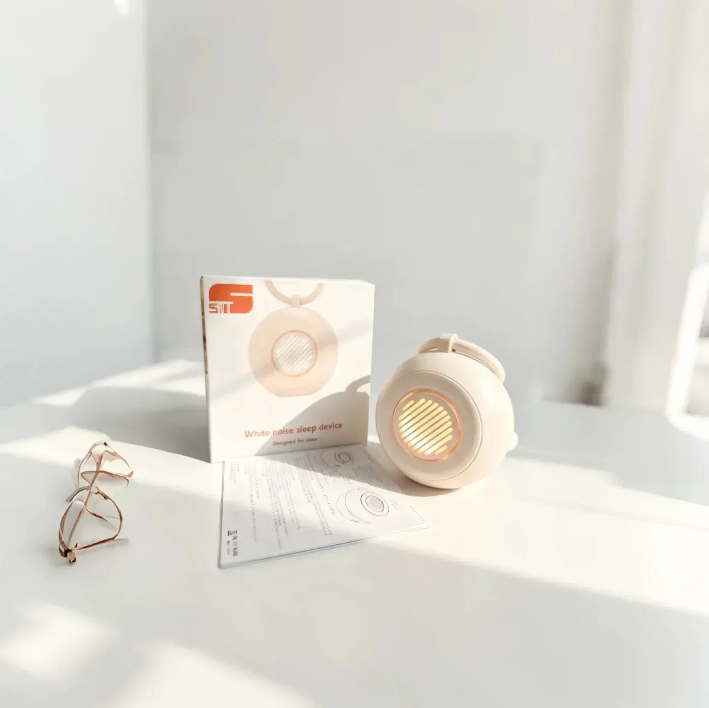 Mini veilleuse bruit blanc pour un endormissement en douceur